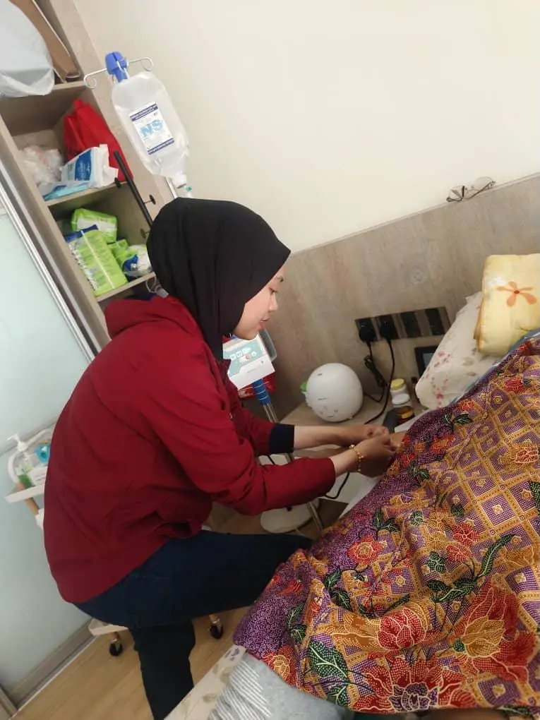 Physiotherapy session